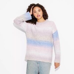 Wild Fable Oversized Boucle Spacedye Sweater